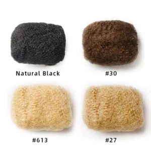 Locafella Locs premium human hair kinky bulk color options